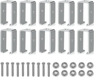 10 Pack Strut Channel Trolley Track Hanger Bracket for UNISTRUT P1834-EG 1-5/8 Intermediate Support Hange Bracket for All 1-5/8" Channel Trolley Track