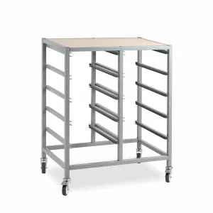 10 Tote Tray Double (Trolley Only)