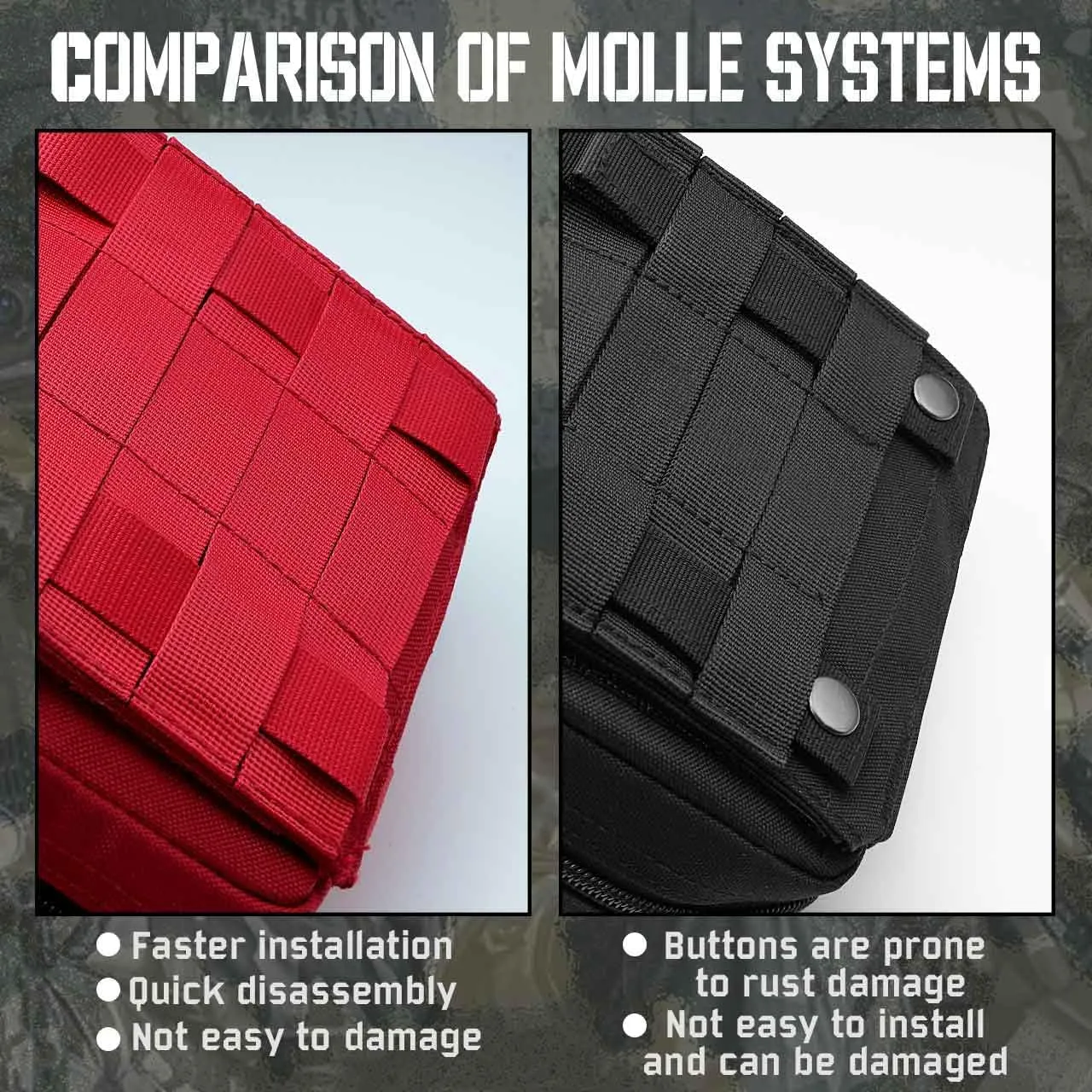 1000D Laser Cut Ifak Pouch, Upgrade Tactical Molle Rip Away EMT First Aid Ifak Pouches Medical Empty Bag for Duty Belt Backpack Vest