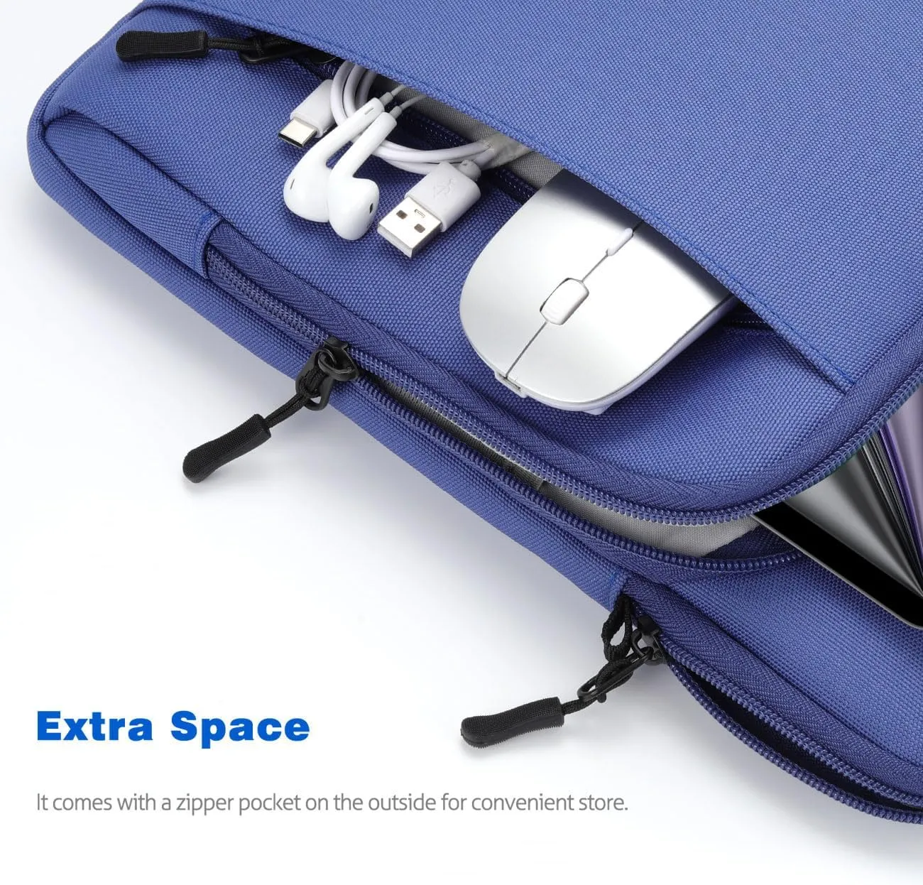 13-13.3 Inch Tablet Sleeve Case Shoulder Bag for iPad Pro 13", iPad Air 13", iPad Pro 12.9", Galaxy Tab S10  Plus