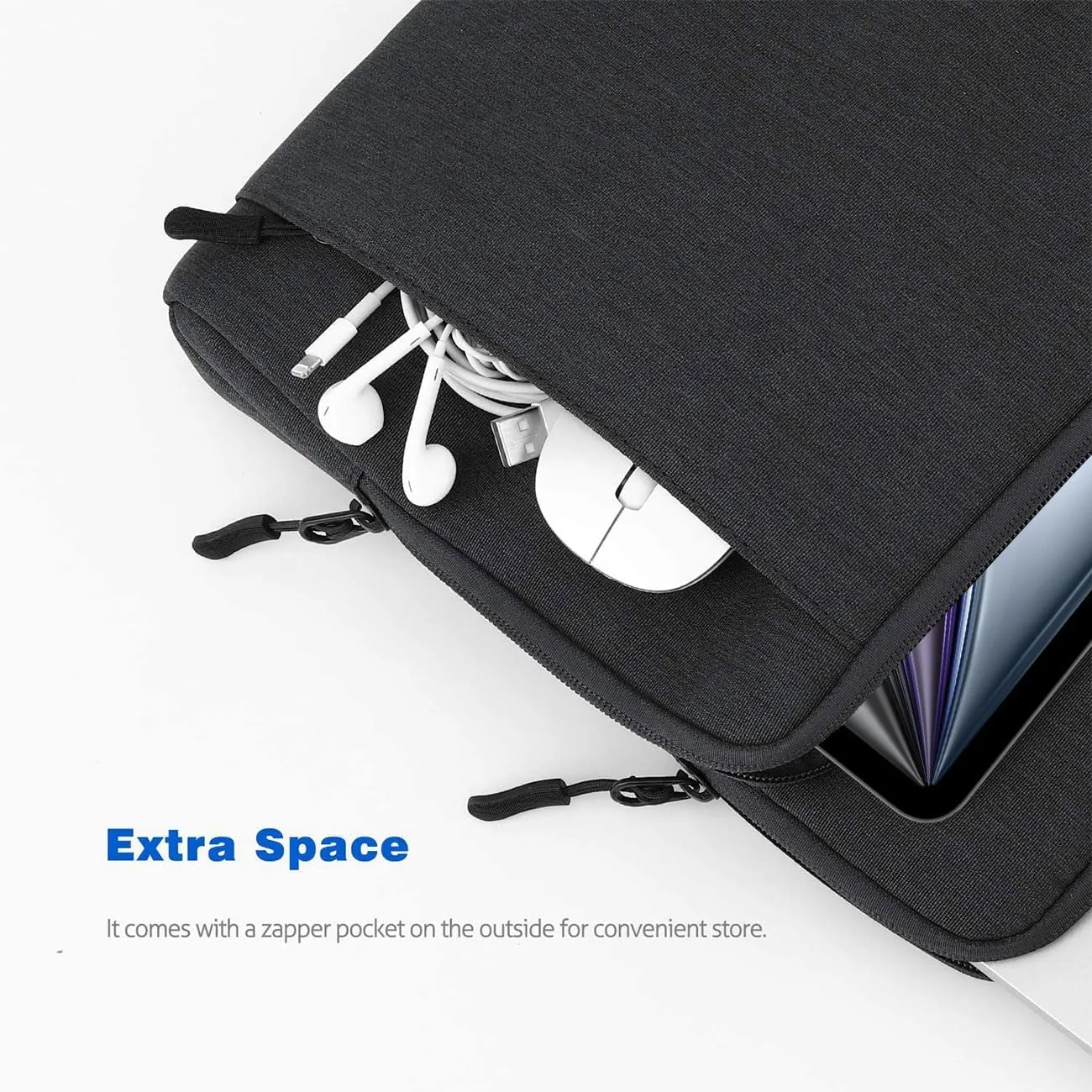 13-13.3 Inch Tablet Sleeve Case Shoulder Bag for iPad Pro 13", iPad Air 13", iPad Pro 12.9", Galaxy Tab S10  Plus