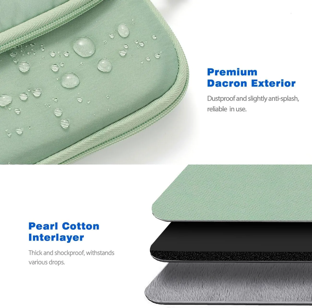 13-13.3 Inch Tablet Sleeve Case Shoulder Bag for iPad Pro 13", iPad Air 13", iPad Pro 12.9", Galaxy Tab S10  Plus