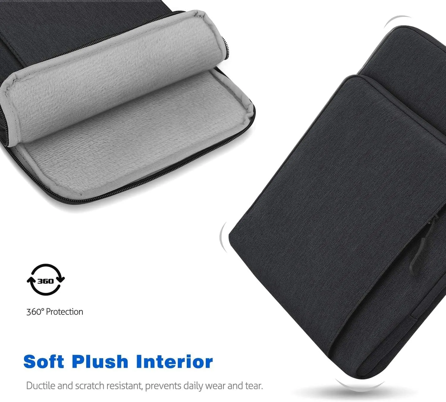 13-13.3 Inch Tablet Sleeve Case Shoulder Bag for iPad Pro 13", iPad Air 13", iPad Pro 12.9", Galaxy Tab S10  Plus
