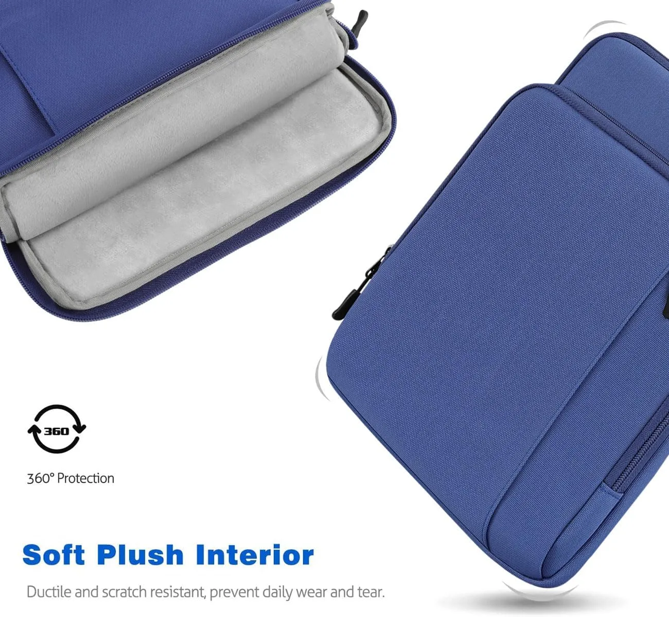 13-13.3 Inch Tablet Sleeve Case Shoulder Bag for iPad Pro 13", iPad Air 13", iPad Pro 12.9", Galaxy Tab S10  Plus