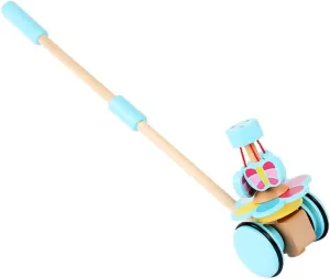 1Pc Adjustable Cart Pushing for Educational Plaything Fun Learning Trainer for Early Development Random Color