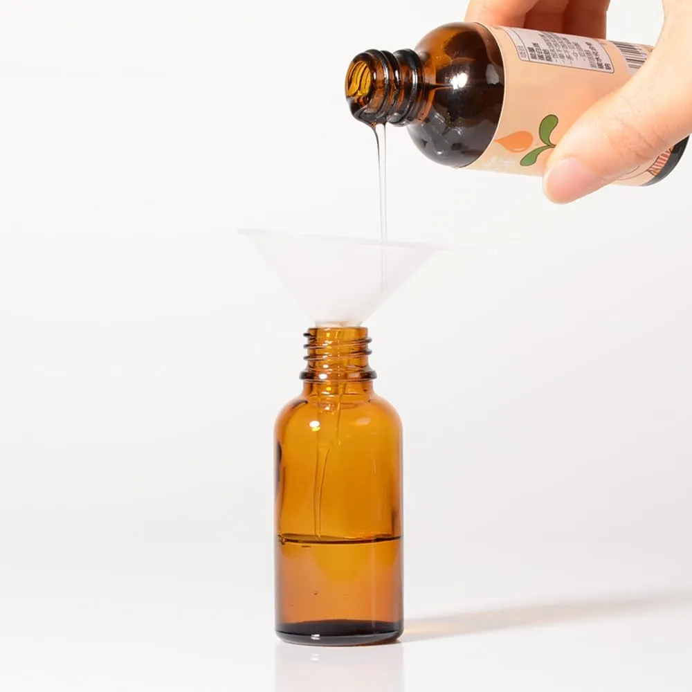 24 Pack, Glass Dropper Bottles 1oz for Oil with Small Funnel,Small Travel Containers Tincture Bottles with Dropper