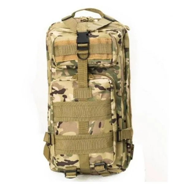 25L Outdoor Military Tactical Camping Hiking Trekking Backpack Rucksack CP Camouflage