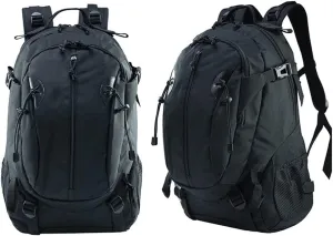 35L Outdoor Transport Backpack for Camping Hiking Daypack Trekking Traveling and Survival Gear for both Men & Women (Black)