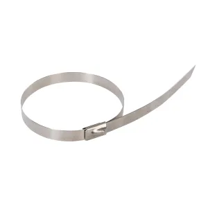 50Pce Roller Ball Ties - 300mm Corrosion, Weather & Abrasion-Resistant