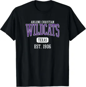 Abilene Christian University Wildcats Est. Date T-Shirt