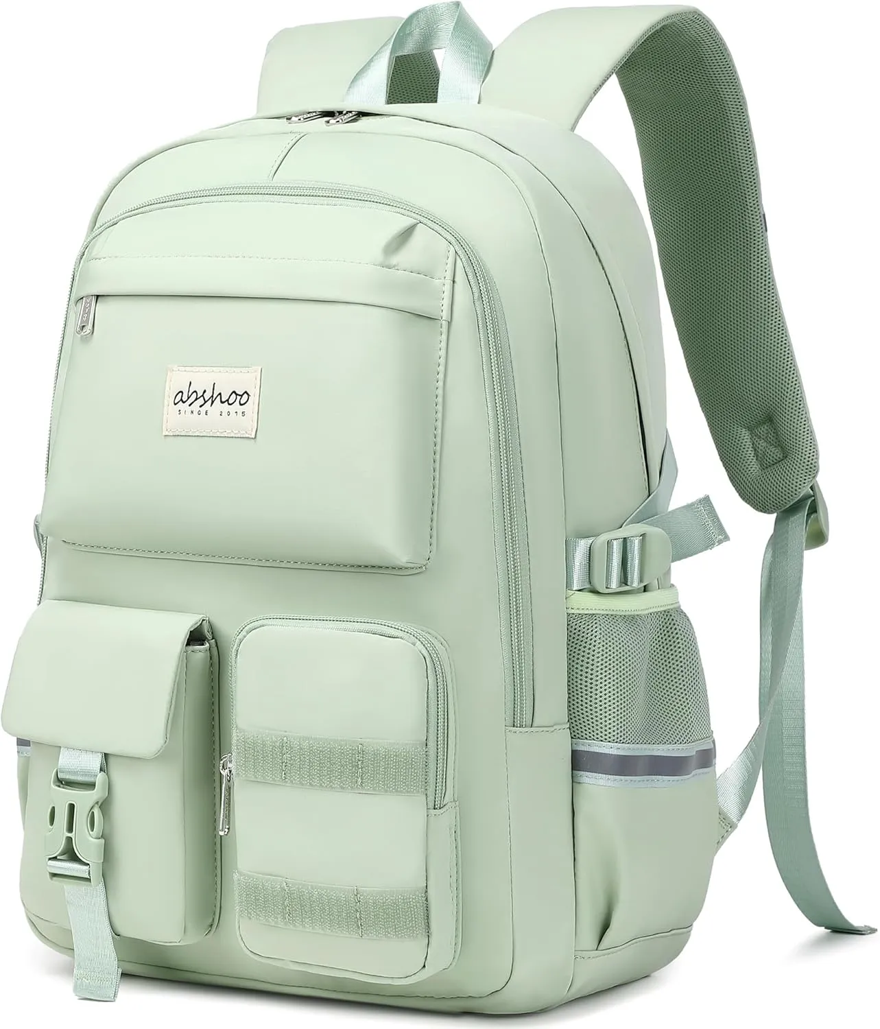 abshoo Big Student Laptop Backpack For College Women Middle High School Teen Girls Bookbag Travel Daypack (Olive Green)