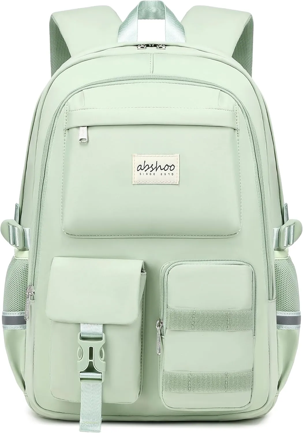 abshoo Big Student Laptop Backpack For College Women Middle High School Teen Girls Bookbag Travel Daypack (Olive Green)