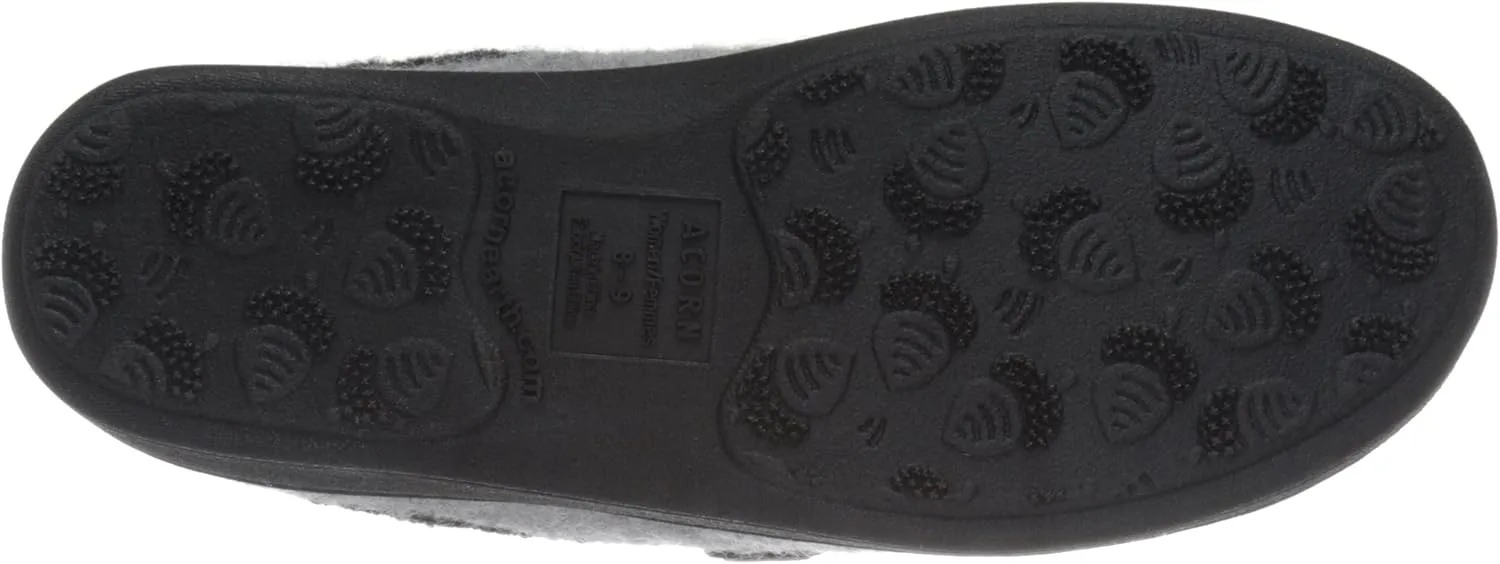 Acorn Women's Clog Slippers, Multi-Layer Memory Foam Footbed with Arch Support