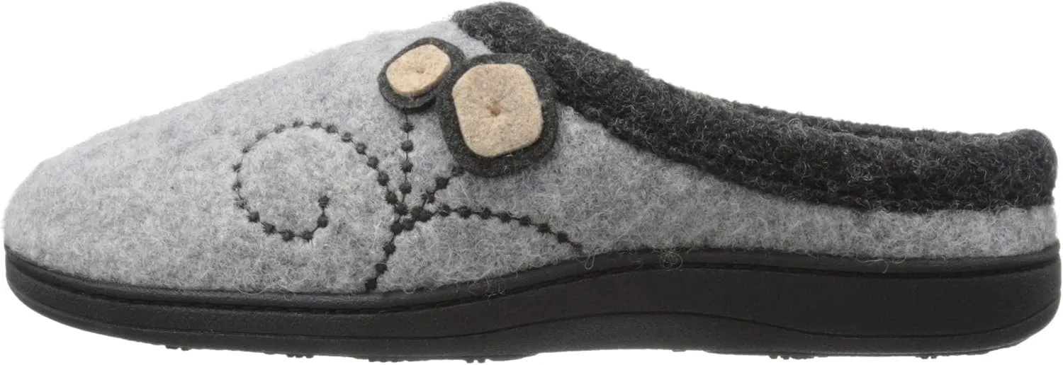 Acorn Women's Clog Slippers, Multi-Layer Memory Foam Footbed with Arch Support
