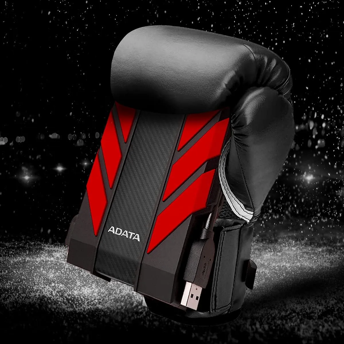 ADATA HD710 Pro 1TB USB 3.1 IP68 Waterproof/Shockproof/Dustproof Ruggedized External Hard Drive, Black (AHD710P-1TU31-CBK)