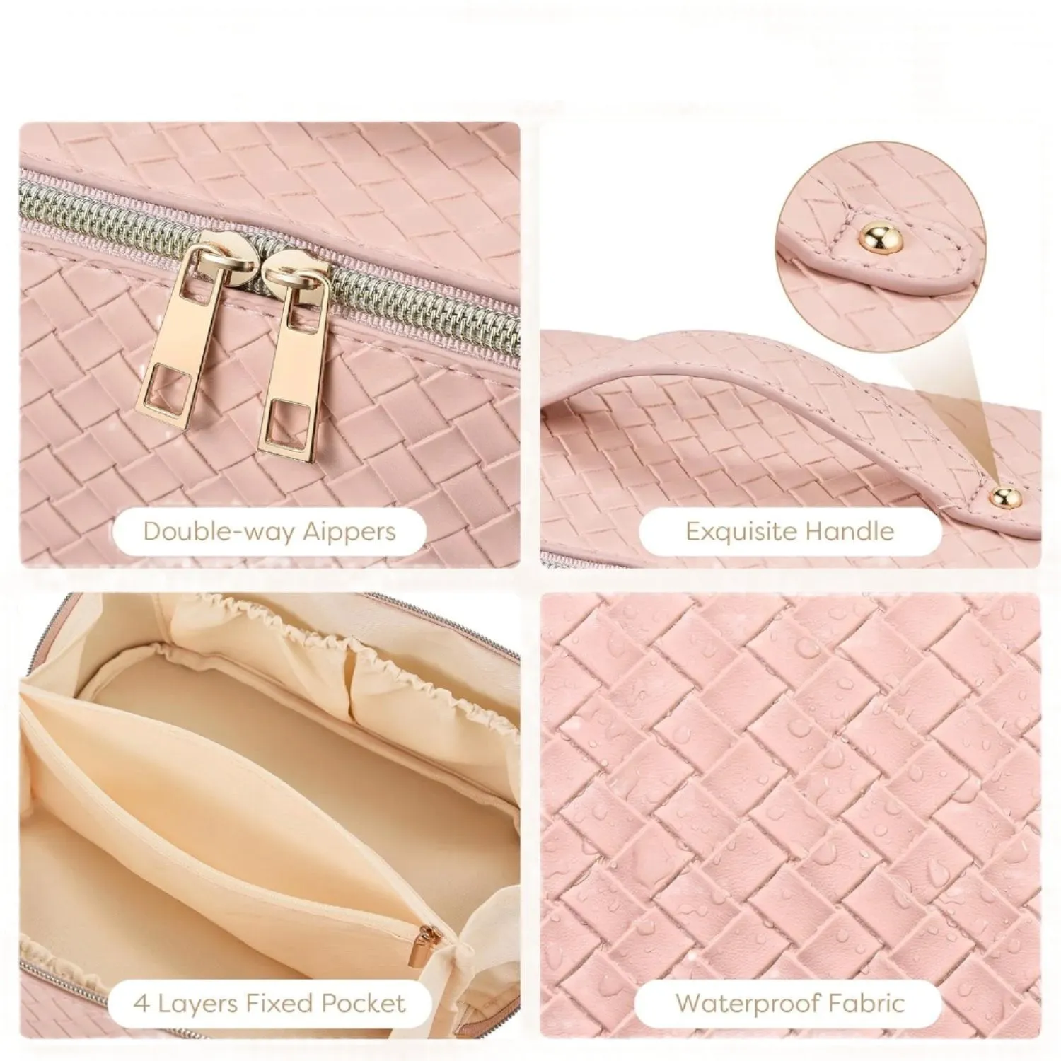 Adelyn | Waterproof  Travel Cosmetic Makeup Toiletry Bag