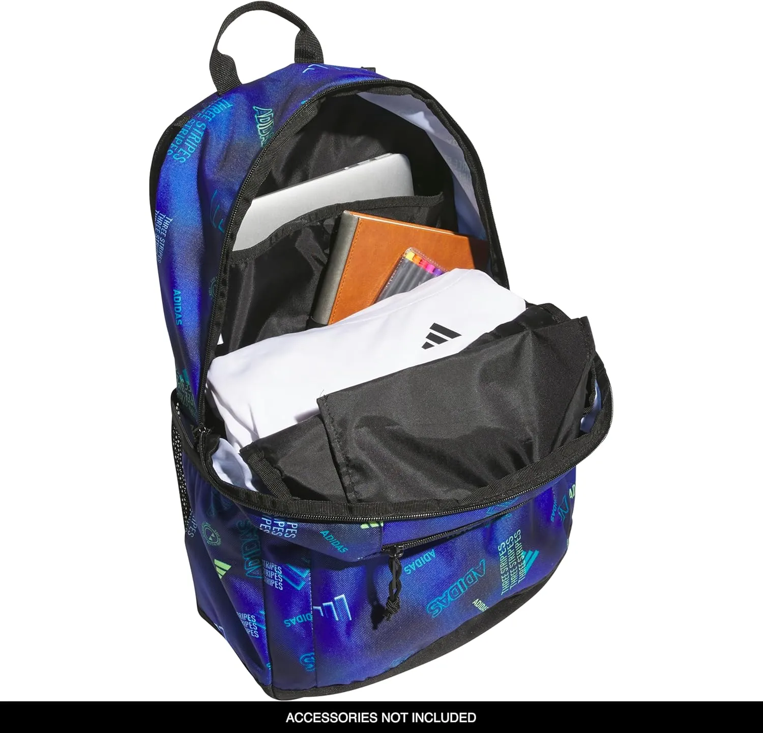 adidas Affiliate Small Backpack for Women and Men, Durable Bag with Laptop Sleeve, Adi Haze Collegiate Navy/White, One Size