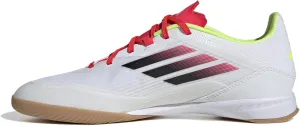 adidas Unisex F50 League Football Boots Indoor Football Boots, Cloud White Core Black Solar Yellow, 10