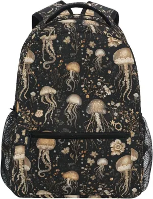 ALAZA Jellyfish Pattern Kids School Backpack for Boys Girls Teens Bookbag Travel Daypack Bag 16 inch