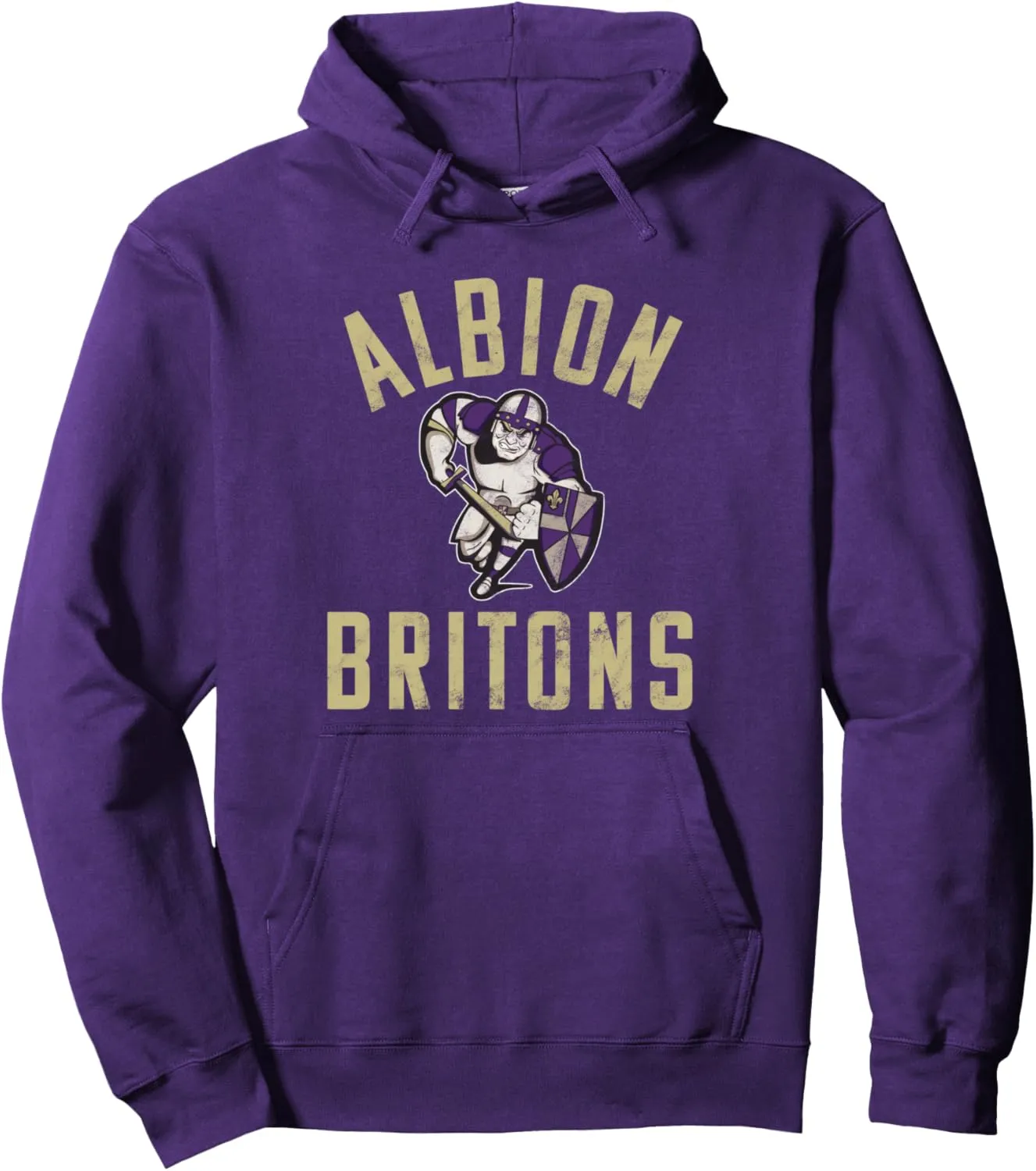 Albion College Britons Large Pullover Hoodie