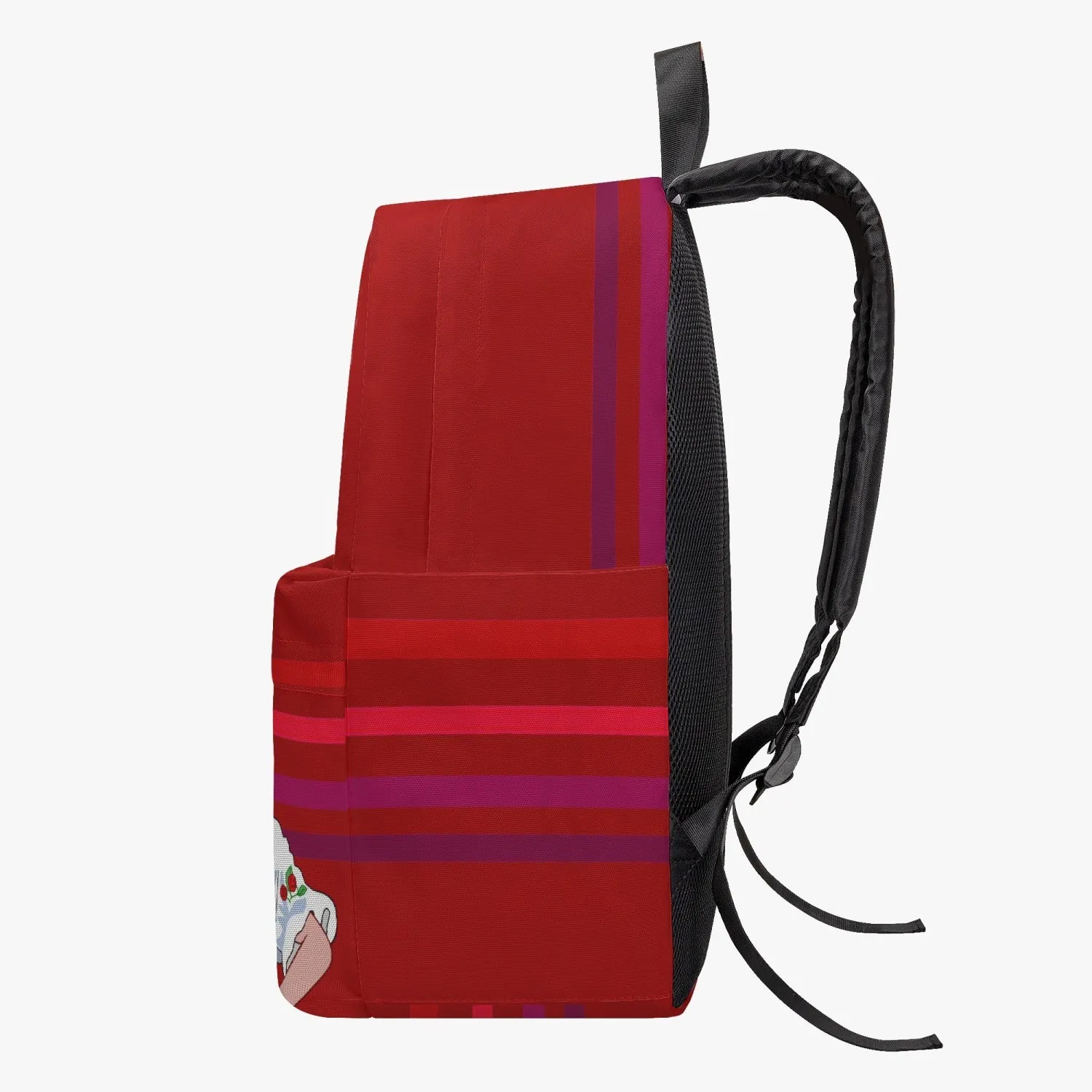 All-over-print Canvas Backpack GLOBAL FREEDOM UNITED COUPLE EDITION SERBIA RED