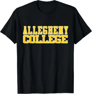Allegheny College Retro Pullover Men Women T-Shirt