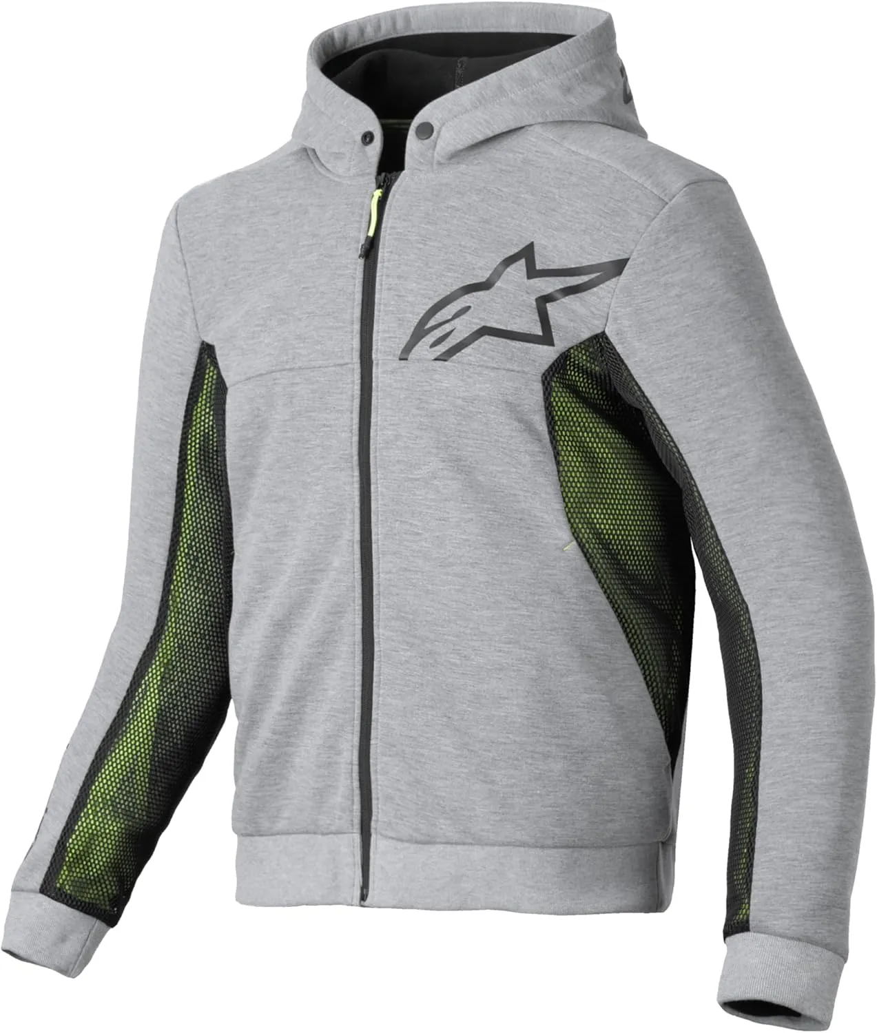 Alpinestars Chrome Air Sport Hoodie, Abrasion-Resistant Motorcycle Riding Jacket, Ventilation & CE-Certified Protection