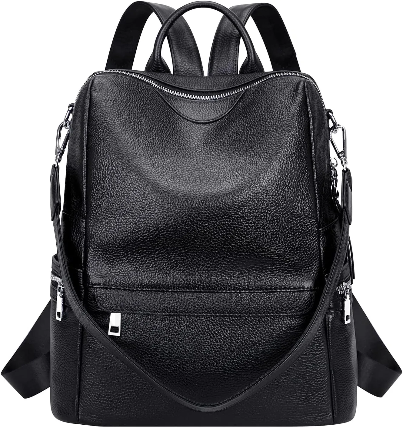 ALTOSY Leather Backpack for Women Elegant Genuine Backpack Purse Ladies Leather Shoulderbag
