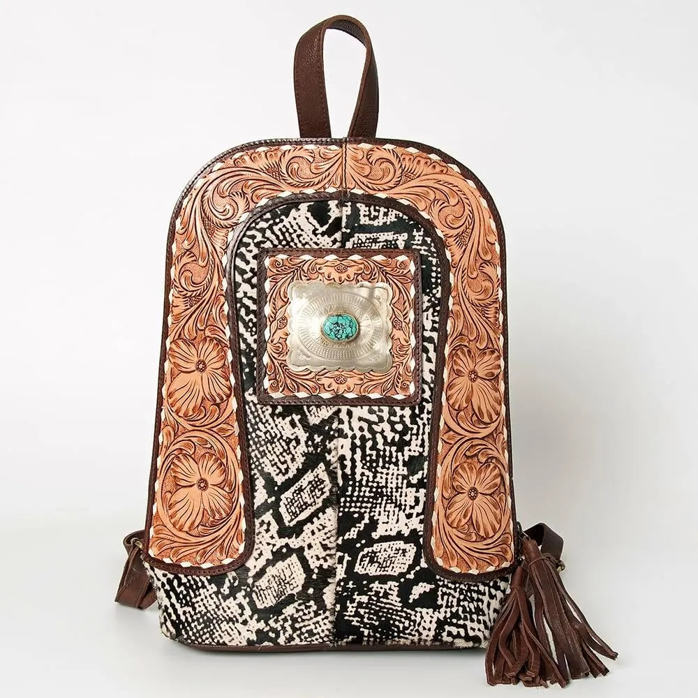 American Darling Hand Tooled Genuine Leather Women Bag Western Handbag Purse