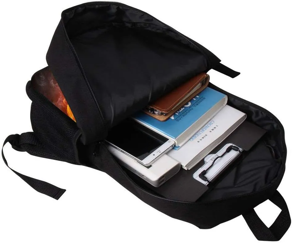 American Football Sports Backpack 17 in Black Boy Backpack,Cool Design Casual Daypack School Bookbags for Man/Kid/Girl/Woman
