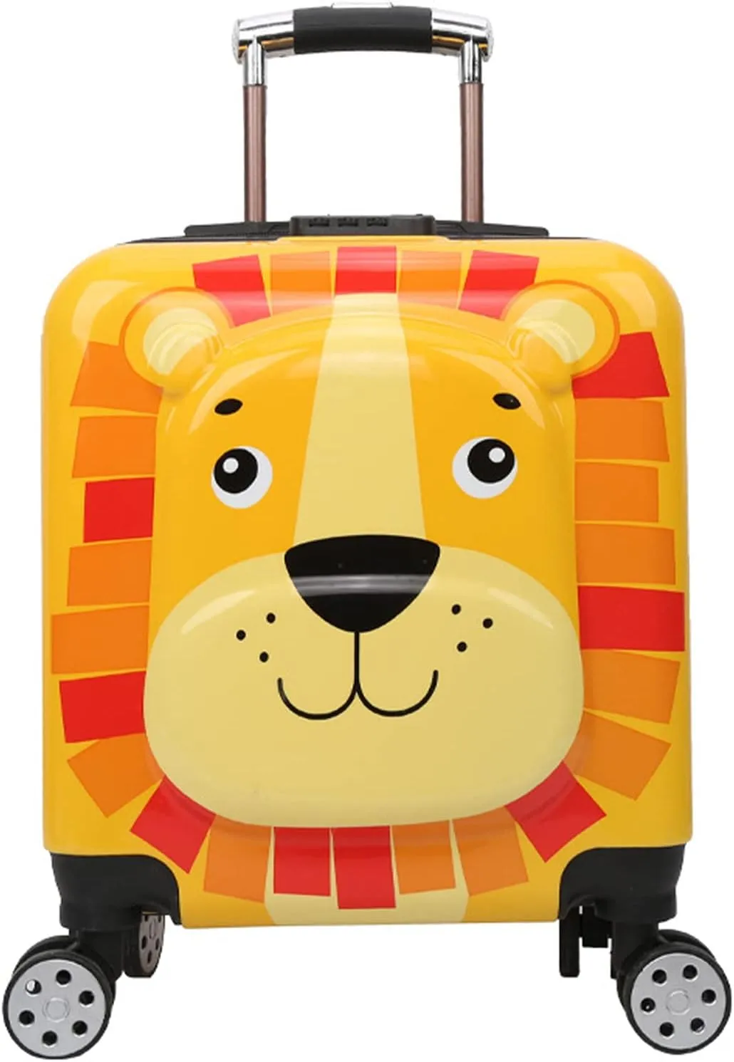 AMONIDA Toddler Suitcase, Unisex 18in Kids Luggage for Outdoor (18in)