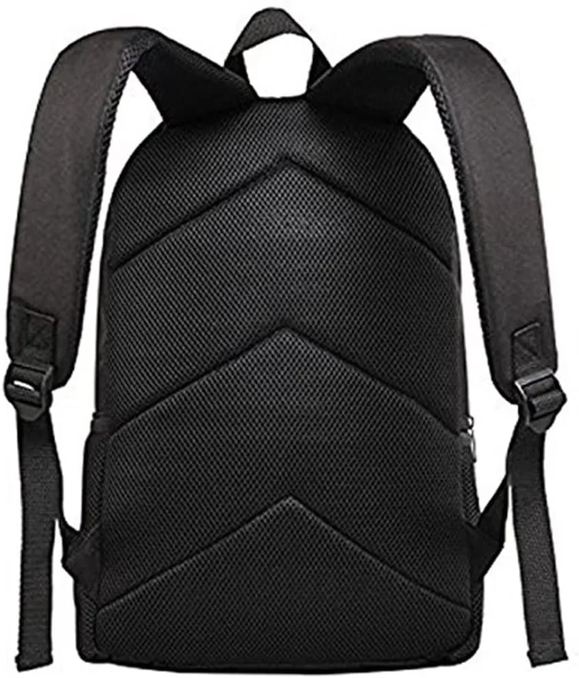 AmzPrint Fashion Vintage Butterfly Book Bags For Kids Girls Casual Black Shoulder 17 Inch Laptop Womens Backpack