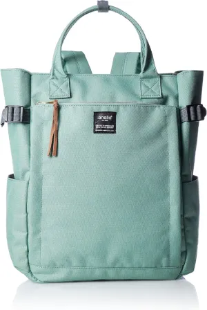 Anello Regular Post AT-C1225 2-Way Tote Backpack, Mint Green