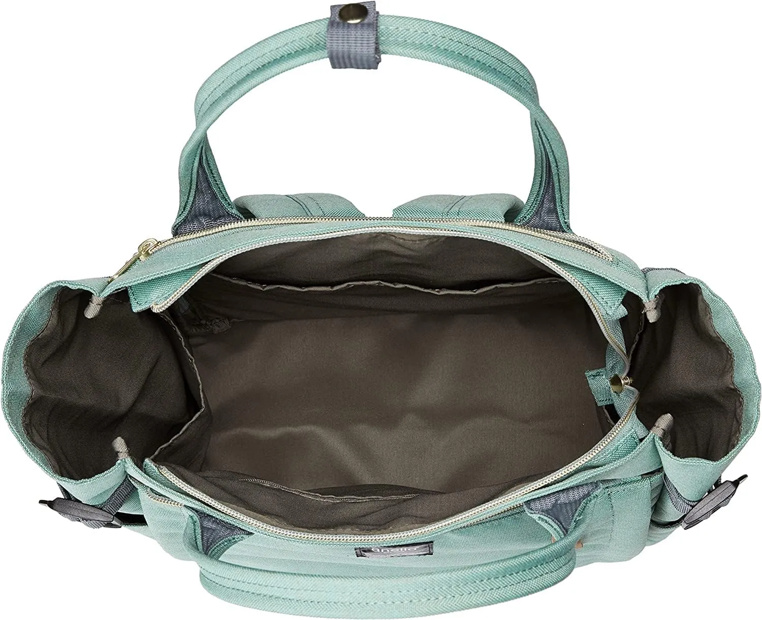 Anero POST ATC1225Z 2-Way Backpack, A4, Multi-Storage, Mint Green