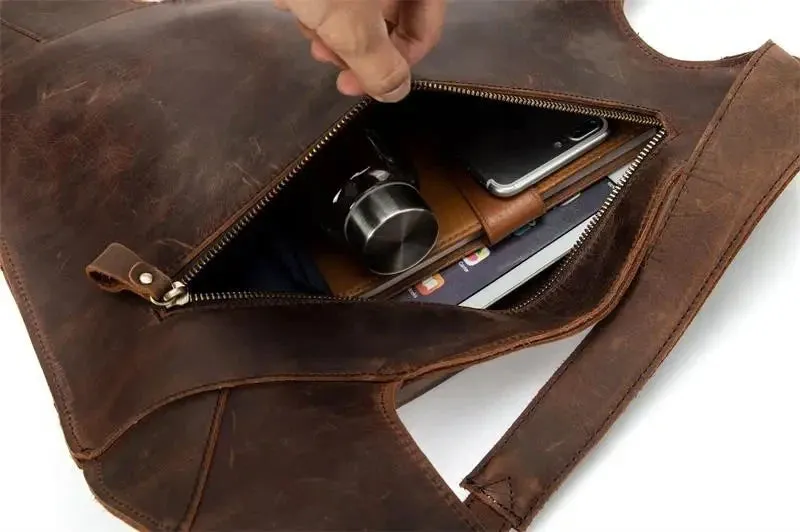 Anti-theft Genuine Leather Backpack For Women