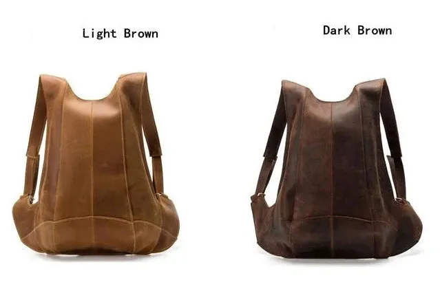 Anti-theft Genuine Leather Backpack For Women