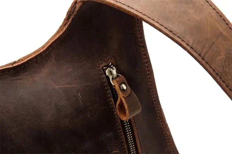 Anti-theft Genuine Leather Backpack For Women