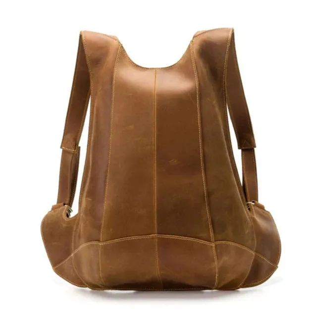 Anti-theft Genuine Leather Backpack For Women