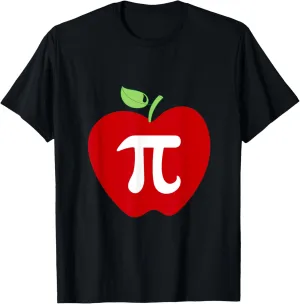 Apple Pi Apple Pie Food Lover Math Teacher Student Pi Day T-Shirt