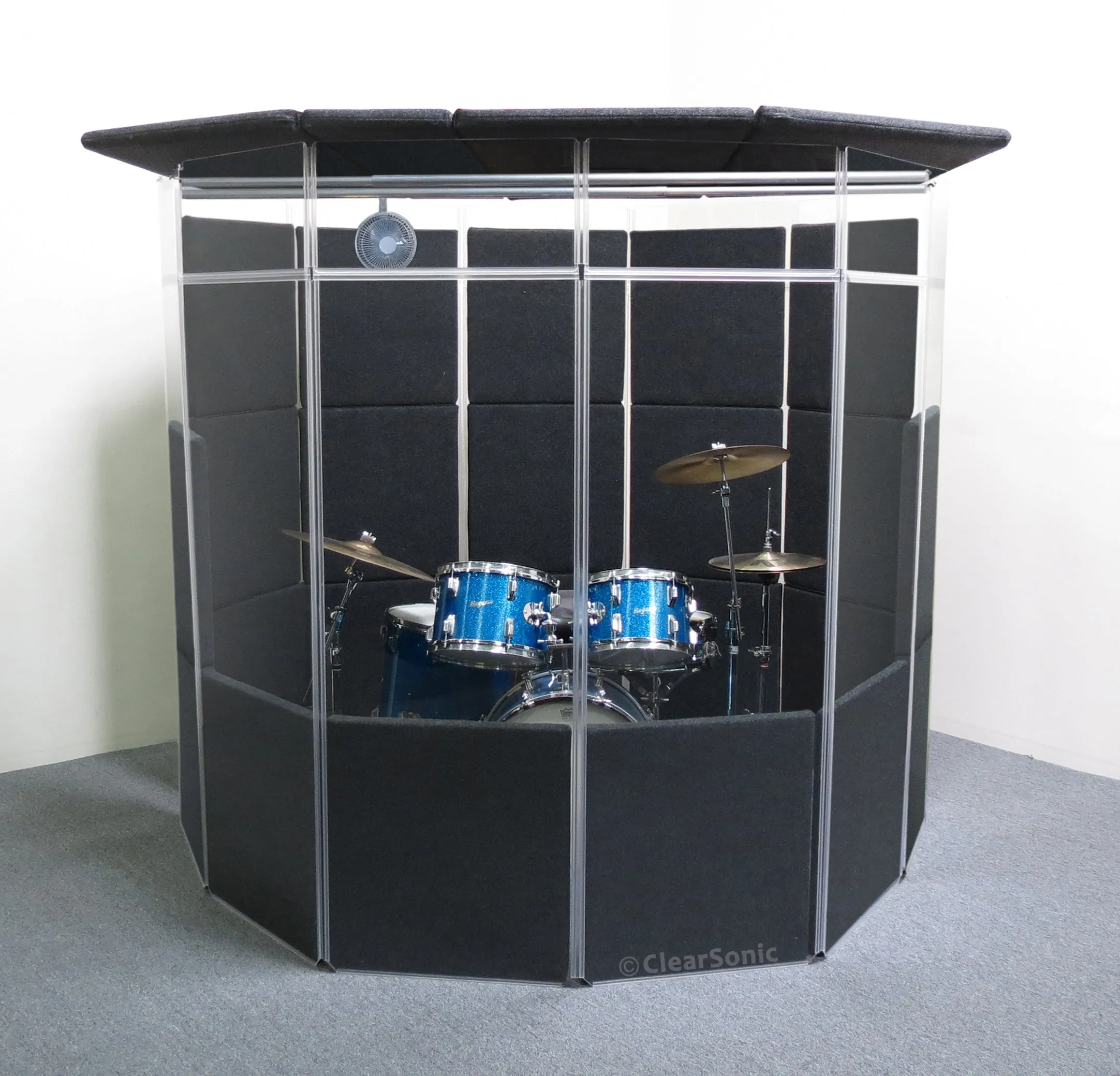 AR2466x6 Abrasion Resistant 6 panel 5.5 ft Heavy Duty drum shield
