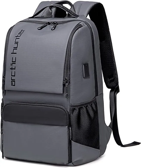 Arctic Hunter Premium Backpack Water Resistant Built-in USB Headphone Jack Laptop Daypack for Men and Women, B00532