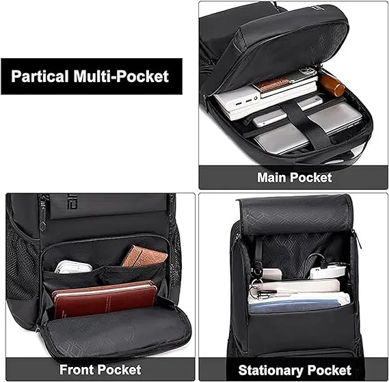 Arctic Hunter Premium Backpack Water Resistant Built-in USB Headphone Jack Laptop Daypack for Men and Women, B00532