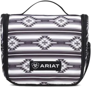 ARIAT Women's Aztec Cosmetic Travel Bag, Multi Colored, One Size
