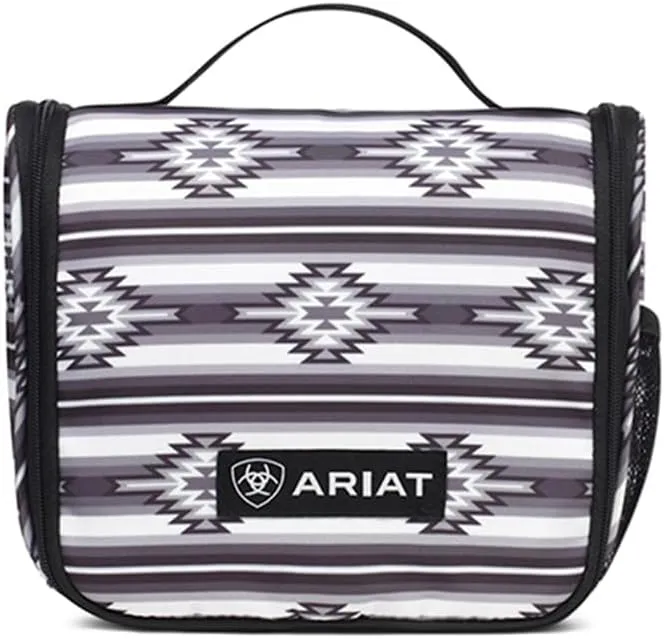 ARIAT Women's Aztec Cosmetic Travel Bag, Multi Colored, One Size