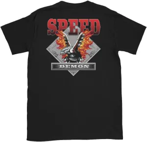 Arkansas made Speed Demon Motorcycle Biker Eagle with Flames Unisex T-Shirt