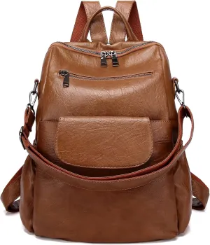 ASDSSRY Women Fashion Backpack Purse Waterproof Bookbags Travel Shopping Rucksack Convertible Ladies Shoulder Bag