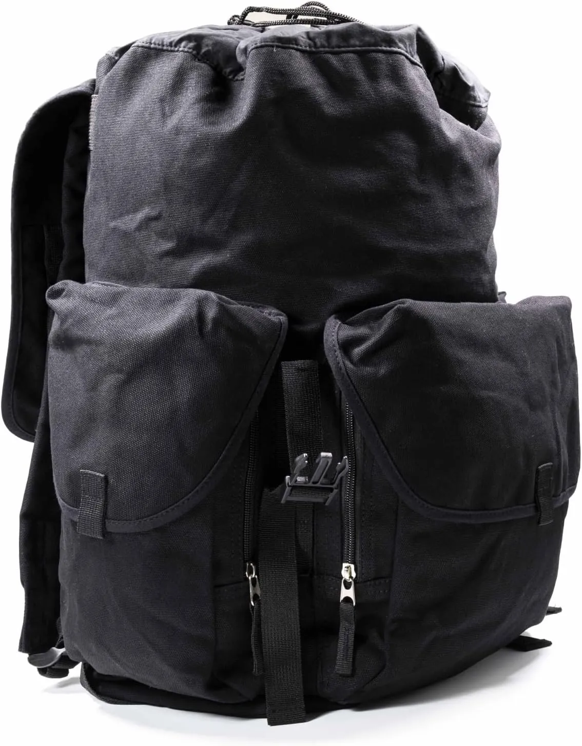 ASR Outdoor 30L Heavy Duty Gold Prospecting Backpack, Canvas Camping Rucksack (Black)