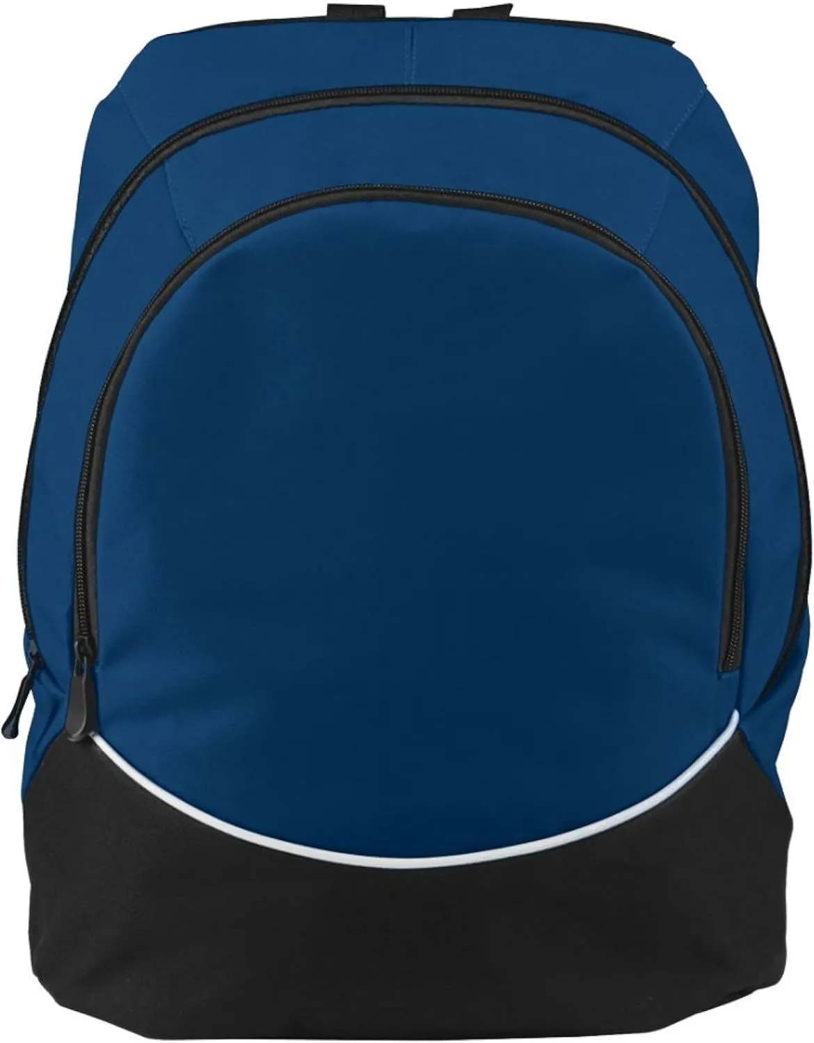 Augusta Sportswear Large Tri-Color Backpack, One Size, Navy/Black/White