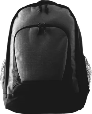 Augusta Sportswear Ripstop Backpack, One Size, Black/Black
