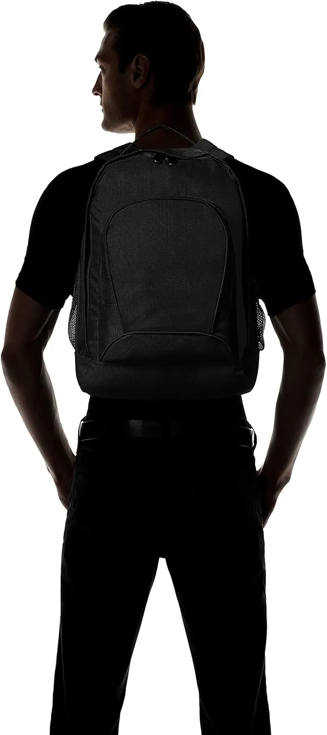 Augusta Sportswear Ripstop Backpack, One Size, Black/Black